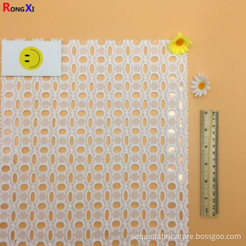 Professional Cotton Single Jersey Fabric eyelet fabric